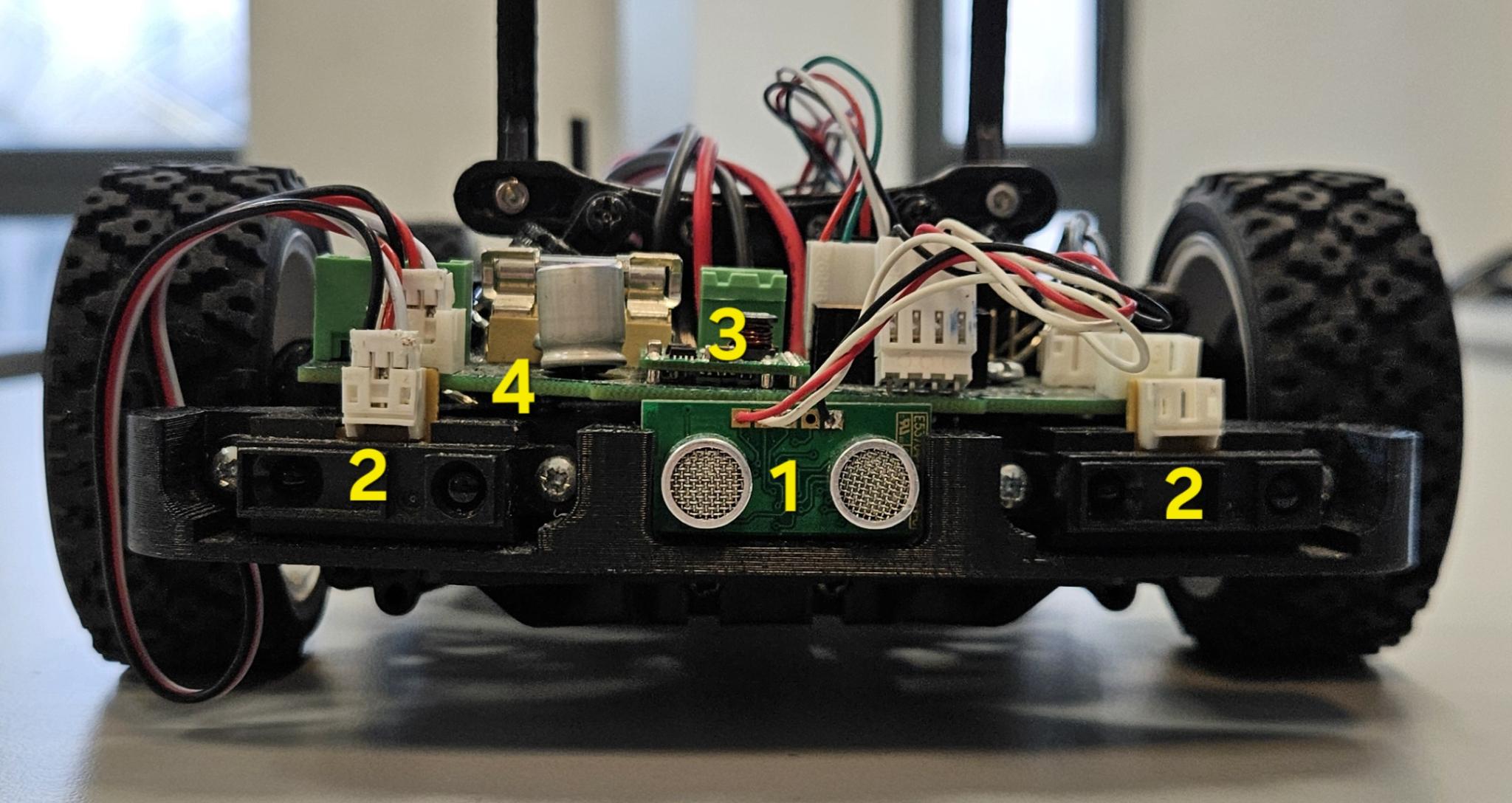 Vue de la partie capteurs