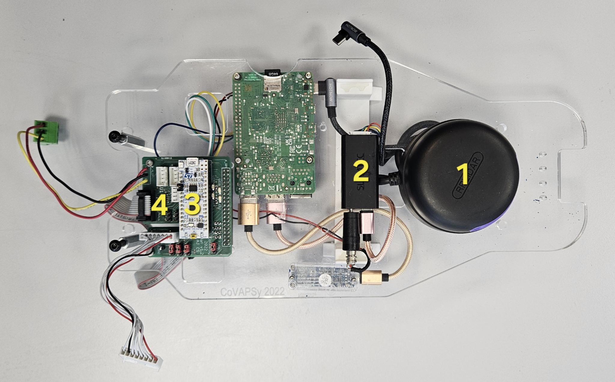 Vue de la partie supérieure de l’étage intermédiaire